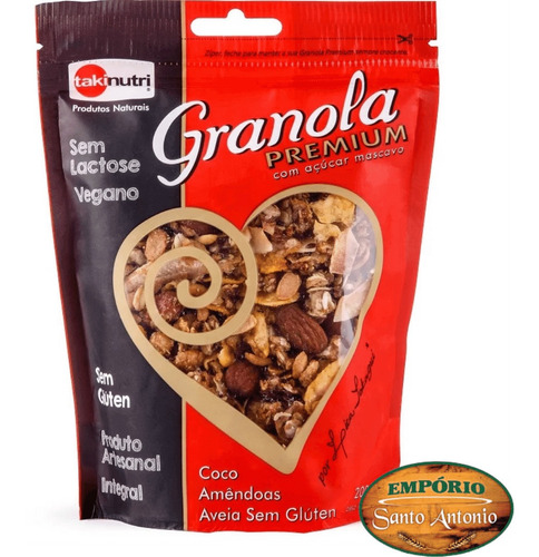 Takinutri - Granola Premium Com Açucar Mascavo 200g