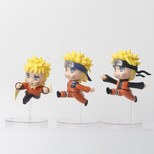 Set De 6 Figuras De Naruto Shippuden Anime Coleccionables