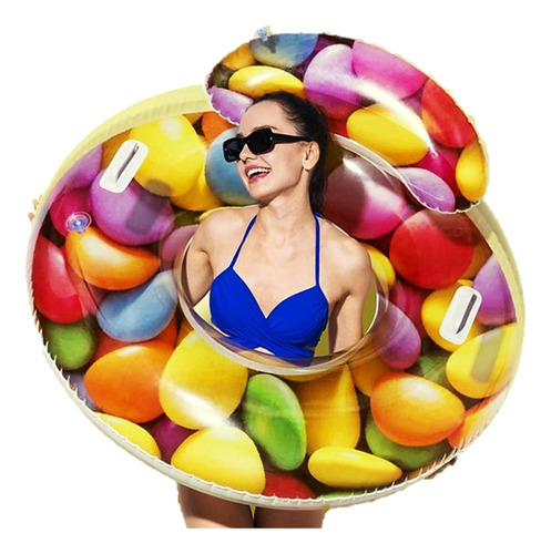 Colchoneta Salvavida Pileta Candy Bestway Inflable Flotador