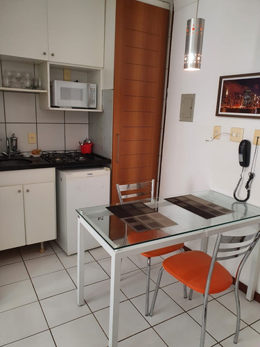 Imagem 2 de 20 de Qmsw 05 Edifício Mont Serrat Kit 1 Quarto 26m² Mobiliada 1 Vaga Ac Financiamento - Meuimo464 - 71049827