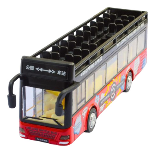 Modelo De Autobús De Tracción Fundido A Escala 1:32 A Escala