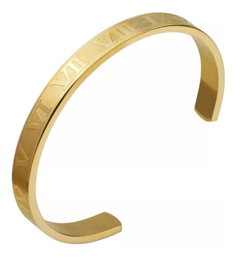 Pulseira Sabona Números Romanos Bracelete Ouro 18k Garantia