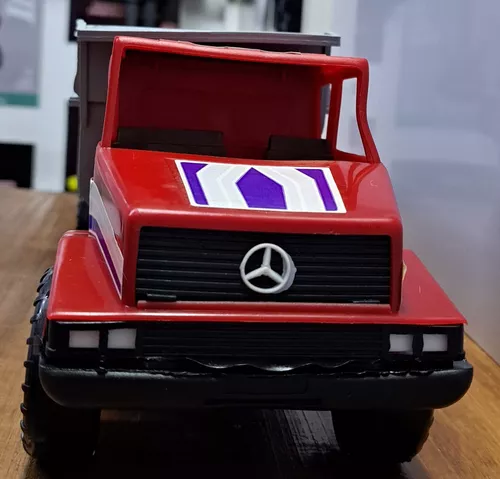 Caminhão Mercedes Benz Brinquedo Antigo Madeira Plástico 90s