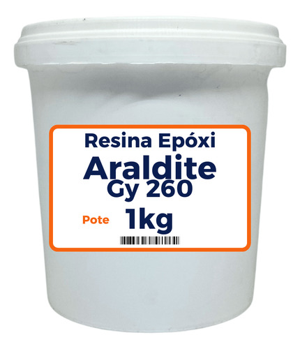 Resina Epóxi Araldite Gy260 1kg (sem Catalisador) Transparente