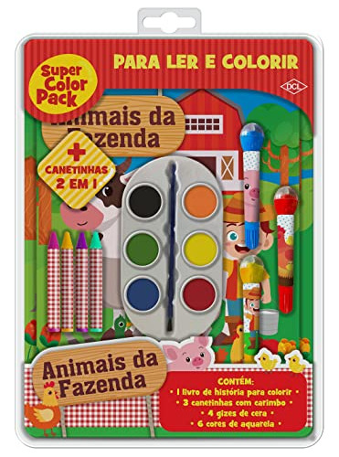 Libro Super Color Pack - Animais Da Fazenda