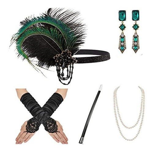 Set De Accesorios De Disfraz De Flapper Gatsby De Los Años 2