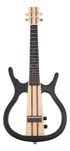 Ukelele Eléctrico Para Niños A45 De 4 Cuerdas Maple Wood Pro