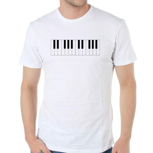 Remera De Hombre Piano Organo Musica Instrumentos Teclas M5