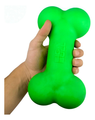 Brinquedo Cachorro Grande Porte Pet Osso Anti Stress Cães G Cor Verde