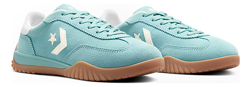 Zapatilla Converse Run Star Trainer Mujer Celeste - Blanco