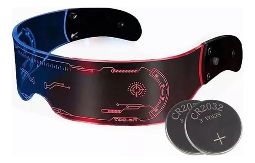 Gafas Luminosas Led Coloridas Con 7 Colores Ajustables