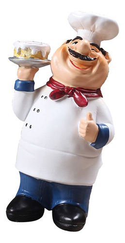 Nuevo Figuras De Chef Cocina Decoración Chef Pizarra, 4 Y