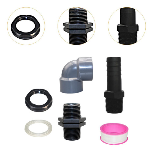 Accesorio De Mamparo De Barril De Lluvia, Conector De