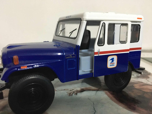 Jeep A Escala 1/26 Carrito ( Cartero Americano) 1971 Kinsmar