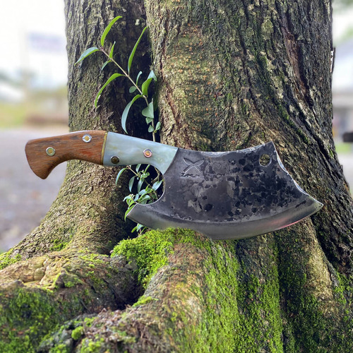 Cutelo Vikings Brut Forge 7 Aço Carbono 1070 5mm Cabo De Ma