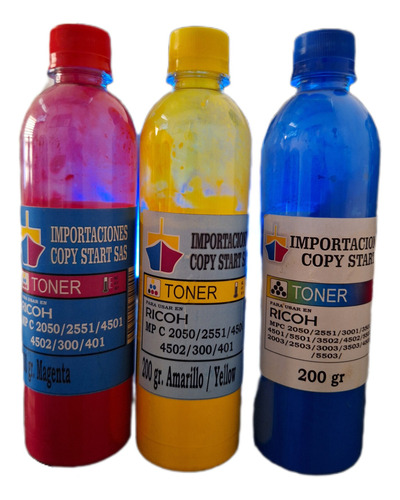 Recarga Toner Magenta Ricoh Mp C 2050/2551/4501/4502/300/401