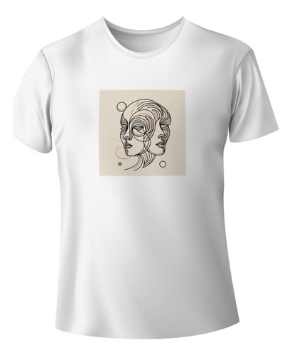 Playera De Mujer Con Estampado De Moda Manga Corta