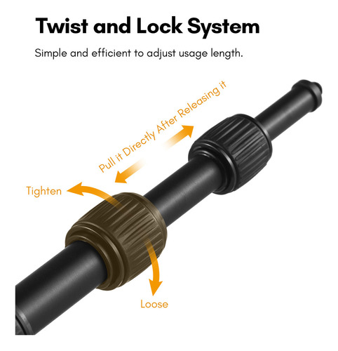 Micrófono De Mano Andoer Boom Arm, Micrófono Extensible De 5