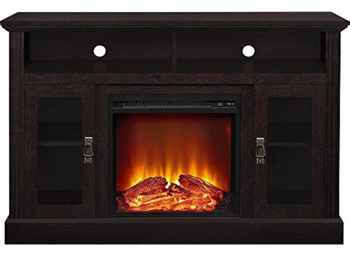 Consola De Tv Con Chimenea Eléctrica Ameriwood Home Chicago