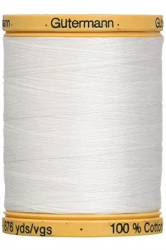 Gutermann – Hilo de algodón natural sólidos (876 yards) – en su elección de  color