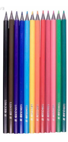Lápis De Cor 12 Cores Léo & Léo Linha Eco