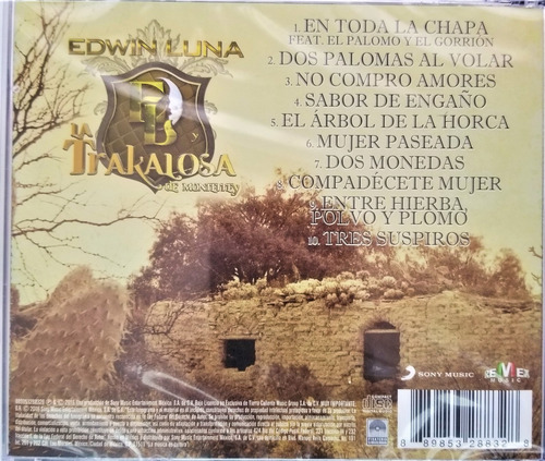 Edwin Luna Y La Trakalosa Asi Cantaba... Cd Nuevo (Usado)