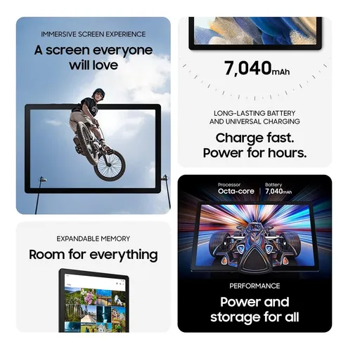 Tableta Samsung Galaxy Tab A8 10.5 64 Gb Android 2022 Dark