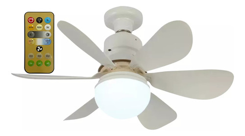 Lámpara De Ventilador De Techo Led De 40 Vatios Con Control