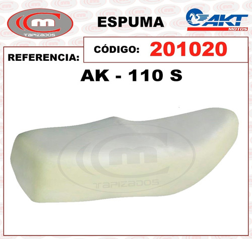 Espuma Para Sillin Moto Akt 110 Special 2008 - 2011