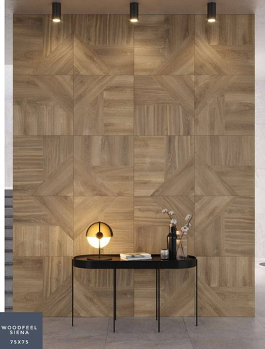 Sto Porcelanato Tipo Madera Wood Feel Marron Claro 75x75 Rec