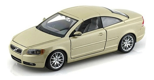 Volvo C70 Coupe Beige Escala 1/24 Burago Nuevo Envío Gratis