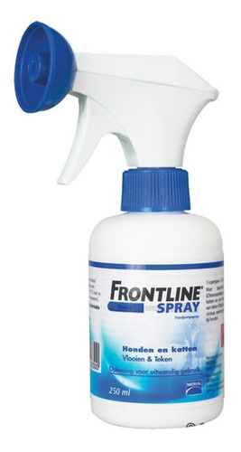 Frontline Spray Pulgas Garrapatas Perros Gatos 250 Ml