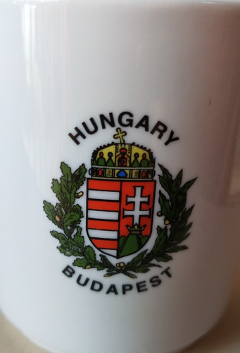 Taza Hungary Budapest Souvenir Europa Hungria Beiler Retro
