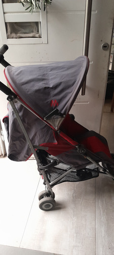 Cochecito Paraguitas Mclaren Quest Rojo Plata (Usado)