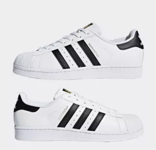 Tenis adidas Concha Superstar B/n ,envio Gratis