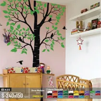 Comprar Vinilos Decorativos Arbol Con Pajaros En Rama Decoracion