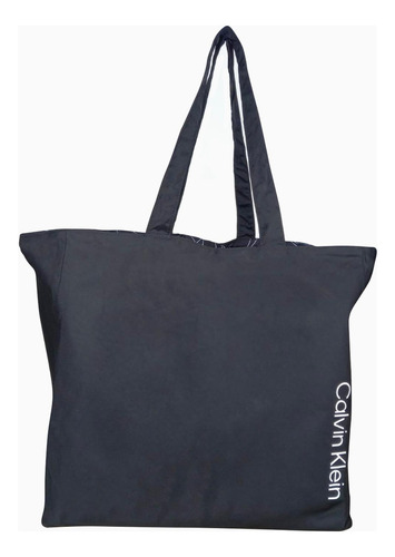Cartera O Tote Bag Calvin Klein Reversible Monogram - Negro