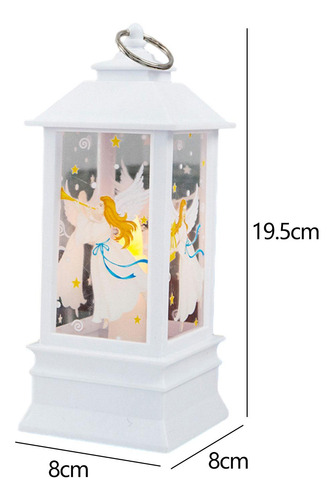 Linterna Colgante Led De Decoración Navideña, Lámpara