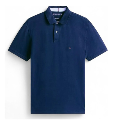 Playera Tommy Hilfiger Tipo Polo Casual Hombre - Original