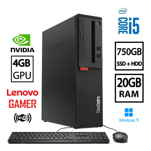 Pc Lenovo M720s Gamercore I5 20gb Ram 750gb Windows 11