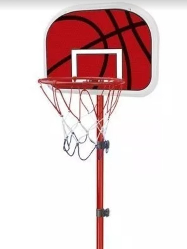 Imagem 3 de 5 de Cesta De Basquete Infantil Brinquedo Regulável Até 139 Cm