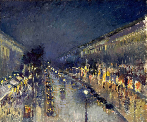 Lienzo Tela Canvas Montmartre Camille Pissarro 140x170