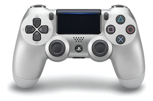 Controle joystick sem fio Sony PlayStation Dualshock 4 Wireless controller silver