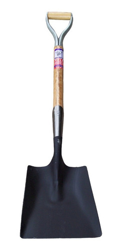 Pala Ancha De Palear Marca: Bufalo Cabo De Madera Color Negra
