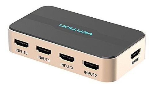 Hdmi Splitter.vention Hdmi Switch 5x1 Puertos Hdmi Swit...