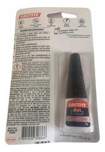 Loctite Super Bonder Precisión 5gr