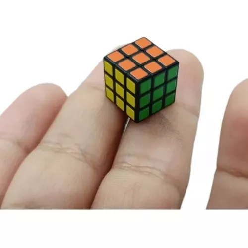 MINI CUBO MÁGICO 3X3X3 CUBE LAB 1CM - MENOR CUBO MÁGICO DO MUNDO!