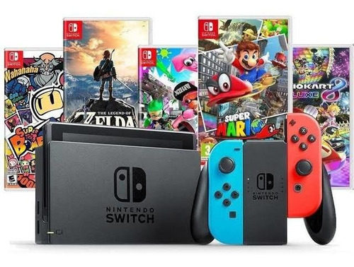 Nintendo Switch Mod Novo C\ 3 Jogos - Pode Retirar Sp