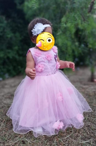 Vestido 1 A 2 Años Mariposas, Medidas En Descripción