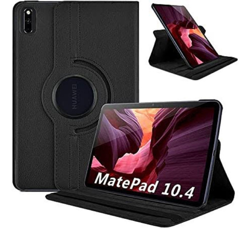 Funda Case Para Huawei Matepad 10.4 Con Soporte Giratorio 